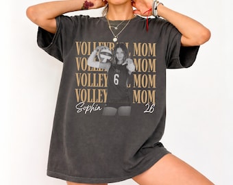 Personalize Volleyball Mom Shirt, Custom Volleyball Shirt, Personalized Player Shirt, Volleyball Mom, High School, Volleyball Mom Gift