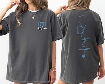 ICU nurse shirts, Intensive Care Unit Shirt, ICU Shirt, ICU Nurse Gift, Graduation Gift, Nurse Student Shirts, Critical Care Nurse