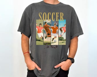 Comfort Colors® Soccer Mom Shirt, Soccer Mom Gifts, Soccer Mama Tee, Soccer Mom Tee, Coquette Soccer Season Shirt, Retro Game Day Shirt