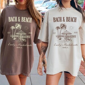 Custom Bachelorette Shirts, Custom Beach Bachelorette shirt, Luxury Bachelorette Party Shirts, Bridal Party Gifts, Beach Bach Shirt
