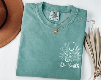 Custom doctor shirts, Medical School Shirt, New Doctor Gift, PHD Shirt, PHD Graduation Gifts, Graduation Shirt, Medical Student Shirt