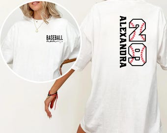 Comfort Colors® Baseball Mama Shirt, Tis the Season for Homeruns Tee, Game Day Tee For Women, Baseball Season T-Shirt, Sports Mom Shirt Gift