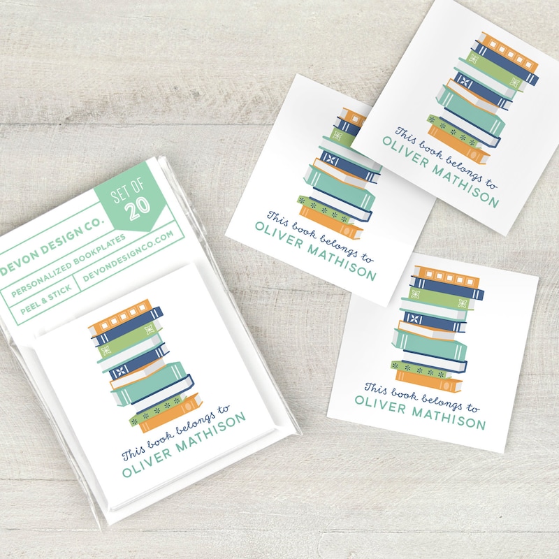Custom Bookplates - Etsy