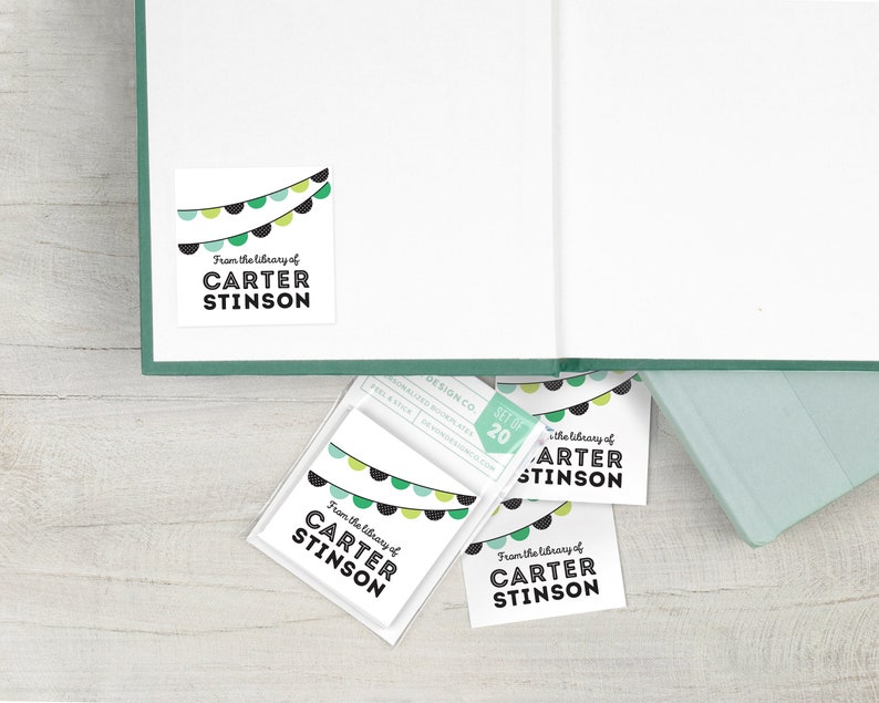 Personalized Bookplates Gift for Readers Kids Bookplates Etsy