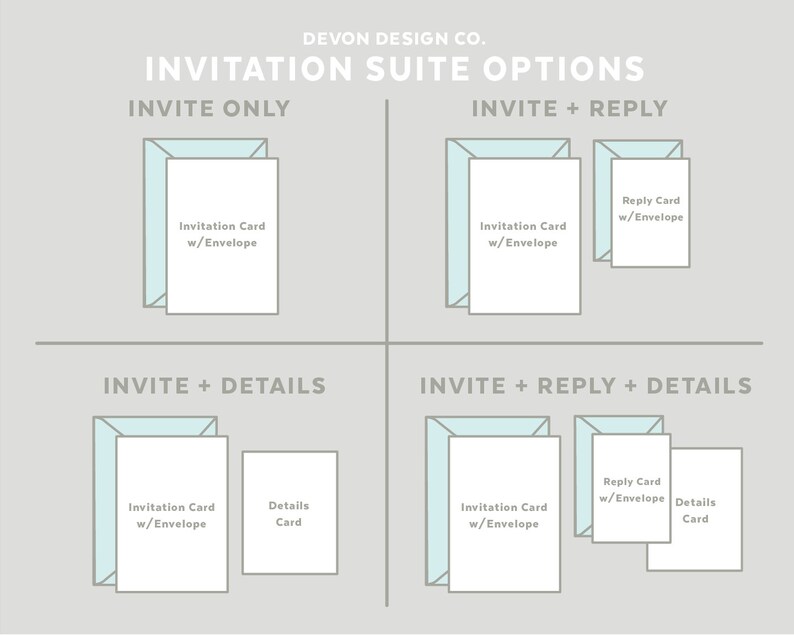 greenery wedding invitations, simple greenery, watercolor boho wedding invitation, woodland, neutral wedding invitation, printed invitations image 4