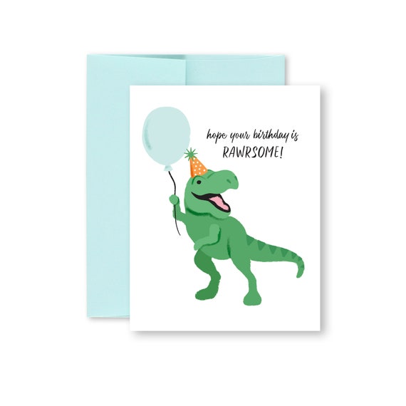 Dino Chrome | Greeting Card