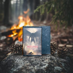 Mothman Horror Soap | Mothman Musk Horror Soap |  Pine Tar Scented Artisan Soap