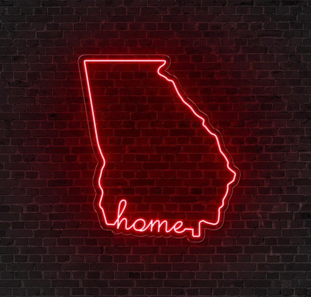 Georgia LED Neon Sign! - Etsy