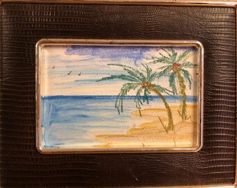 Palm Beach, 8 "x 10" DIGITAL Druck von Aquarell, Instant DOWNLOAD