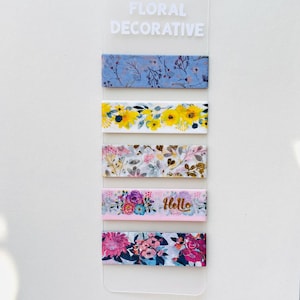 Floral Decorative Washi Tape