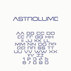 Space Font, Sci-fi Font, Futuristic Font, Canva Font, Procreate Font, Sci-Fi Font for Custom Projects, movie font