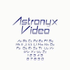 Space Font, Sci-fi Font, Futuristic Font, Canva Font, Procreate Font, Sci-Fi Font for Custom Projects, movie font