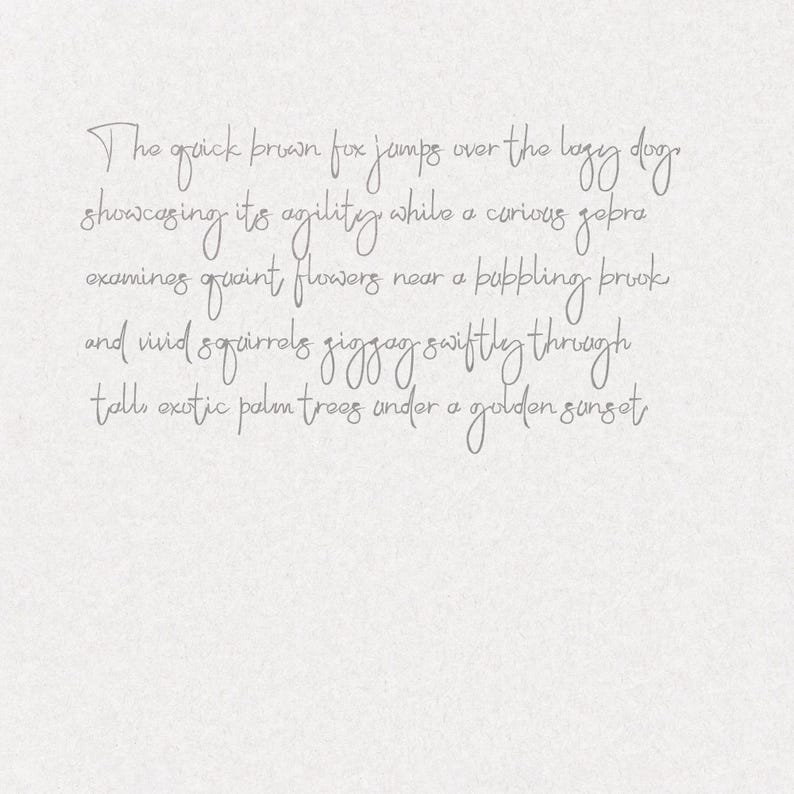 Cursive Foxes Cozy Font, Cursive Font, Calligraphy Font, Canva Font, Procreate Font ...