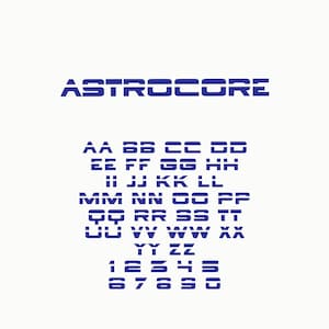 Space Font, Sci-fi Font, Futuristic Font, Canva Font, Procreate Font, Sci-Fi Font for Custom Projects, movie font