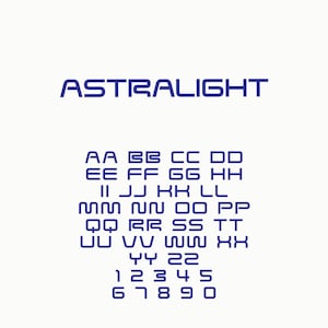 Space Font, Sci-fi Font, Futuristic Font, Canva Font, Procreate Font, Sci-Fi Font for Custom Projects, movie font