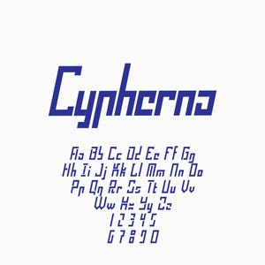 Space Font, Sci-fi Font, Futuristic Font, Canva Font, Procreate Font, Sci-Fi Font for Custom Projects, movie font
