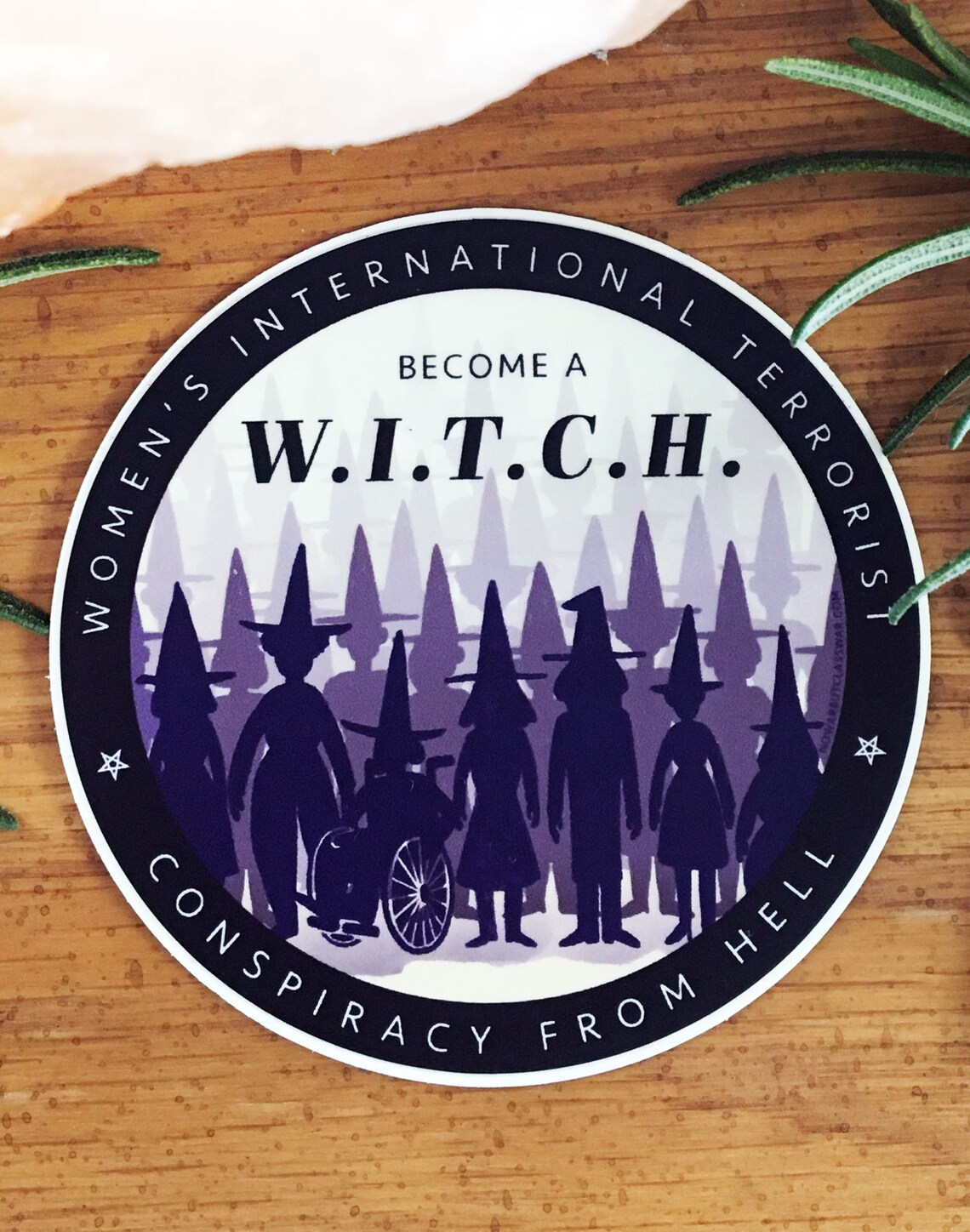 WITCH Sticker Etsy