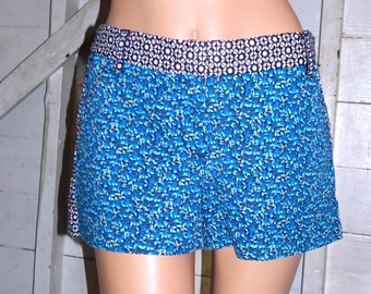 J. Crew Blue Floral Shorts 2