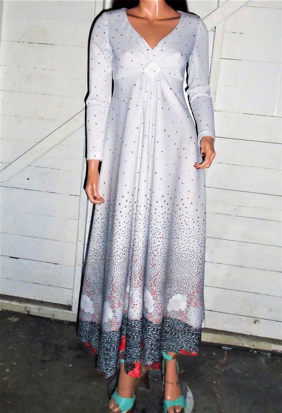 Gemma Maxi Dress Brown Polka Dot