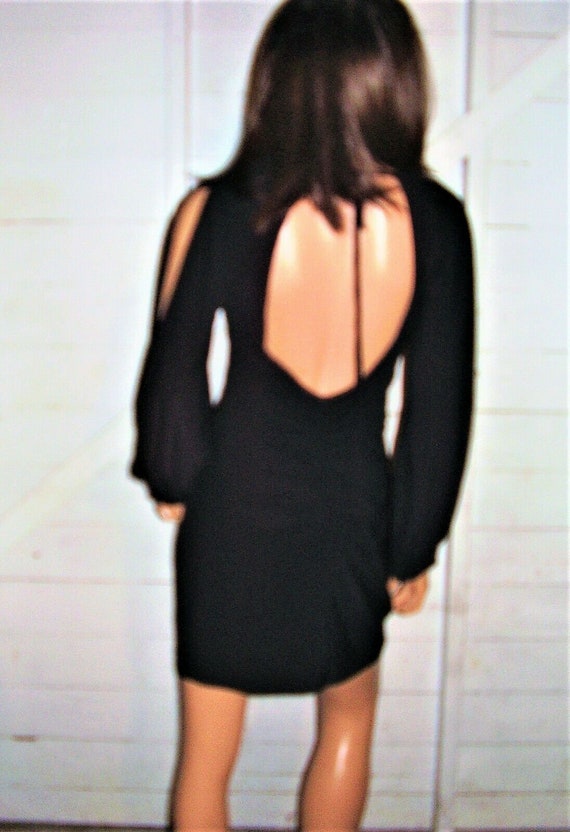 Robe Femme Fredericks Of Hollywood Noire – Taille L, Côté Ouvert, Style Sexy Cocktail/clubwear