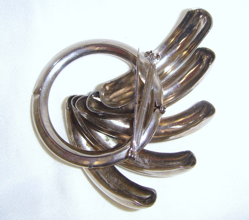 Vintage Silver tone Brooch image 3