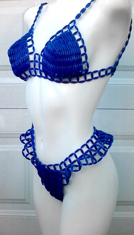 royal blue bra and panties