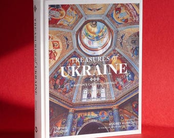 Livro de História da Ucrânia - Tesouros da Ucrânia | Presentes Ucranianos | Língua Inglesa