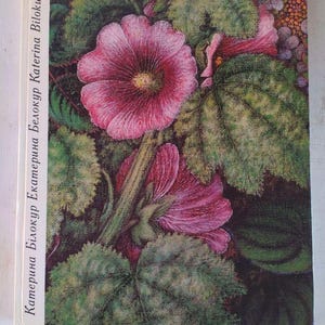 Kateryna Bilokur-Ukrainian illustrator,author of book albums, 70 illustrations, 1975/ Ukrainian gifts/ A rare art book/ Катерина Білокур