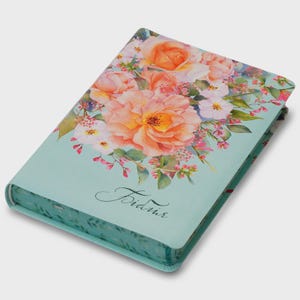 Ukrainian Bible | Old and New Testament | Ogienko Translation | Faux Leather Floral Cover | Two-Column Format |14.5×20.5 cm |Made in Ukraine