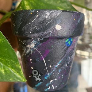 Maceta Galaxia, Espacio exterior, Macetas y jardineras únicas, Macetas suculentas, Maceta Astronauta