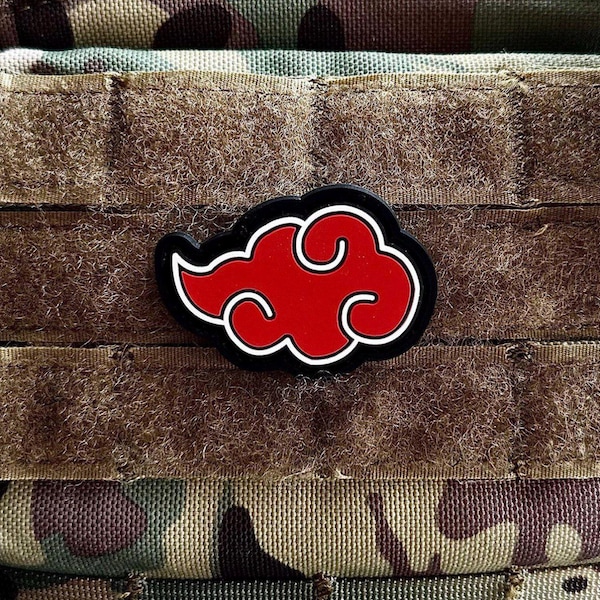 Parche de PVC, también conocido como parche ninja, parche de anime, manga, parche táctico moral