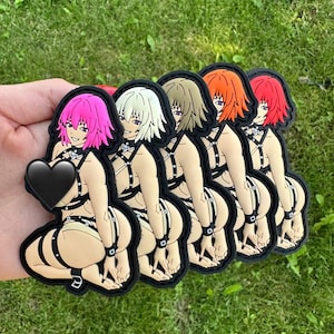Patch moral de PVC para anime Waifu: Patch tático de velcro