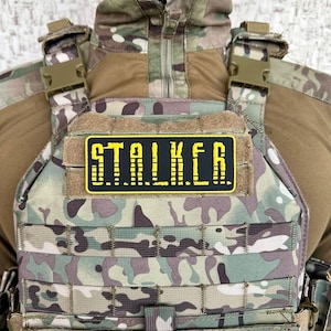 PVC STALKER factions patch set: Videogame geek Tactical Morale Patches, gamer gift