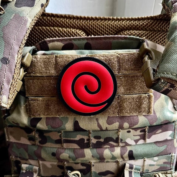 Parche de PVC Whirlwind, parche de anime, parche moral táctico