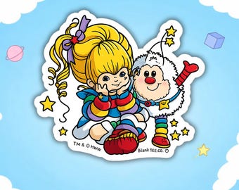 Adesivo in vinile impermeabile Rainbow Brite e Twink – Decalcomania resistente per esterni