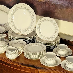 Gorgeous Antique Limoges &quot;Valmont&quot; 47 Pieces High Quality Dinnerware. Pick And Choose Whichever You Want.