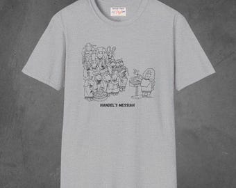 Handel's Messiah - All We Like Sheep! Cartoon Illustration Shirt