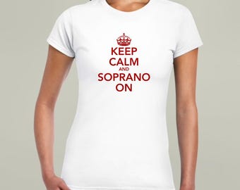 Keep Calm & Soprano On Graphic Shirt