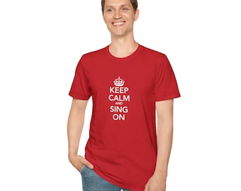 Keep Calm & Sing On Graphic Shirt