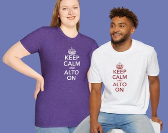 Keep Calm & Alto On Graphic Shirt