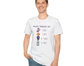Music Theory 101 Graphic Emoji Shirt