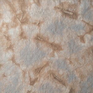 LONDON FOG 32 count Hand Dyed Fabric for Cross Stitch, Organic Hemp in Warm Browns, Grey, Taupe & Blue image 8