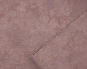 ARIZONA SUNSET Cross Stich Evenweave Fabric, 100% Organic Hemp, 32 ct Rose Clay, Brown, Purple