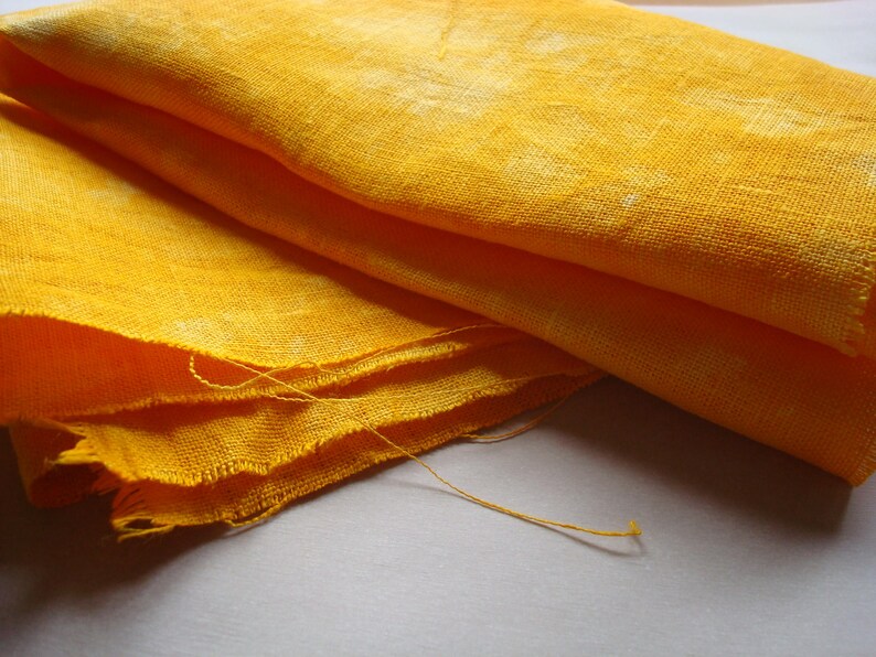 SAFFRON Gold Hand Dyed Fabric 30 count Cross Stitch Fabric Etsy