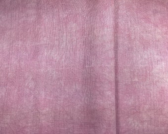 SWATCH: Leith Cross Stitch Linen, Pink Mauve, 100% Organic Hemp