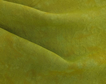 COBA Yellow Green Bold Cross Stitch Linen 32 count