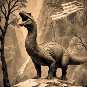 Laser Burn Engraving PNG File, 3D Illusion, Wood Cut Carve, Lightburn, Xtool, Glowforge, Co2 K40, CNC, american flag usa, dragon, dinosaur