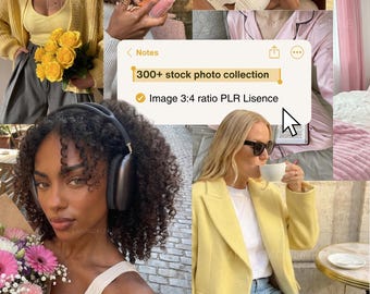UGC Stock Photos Bundle | 300 Trendy Feminine Content for Instagram Post and Pinterest