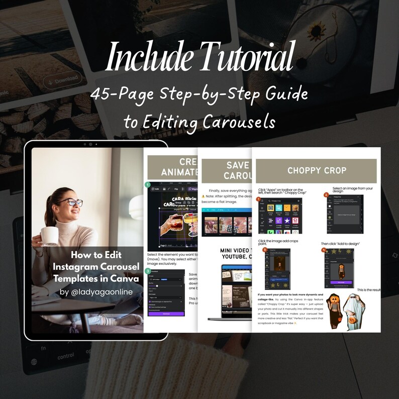 Animated Instagram Carousel Template | Canva Layouts image 7