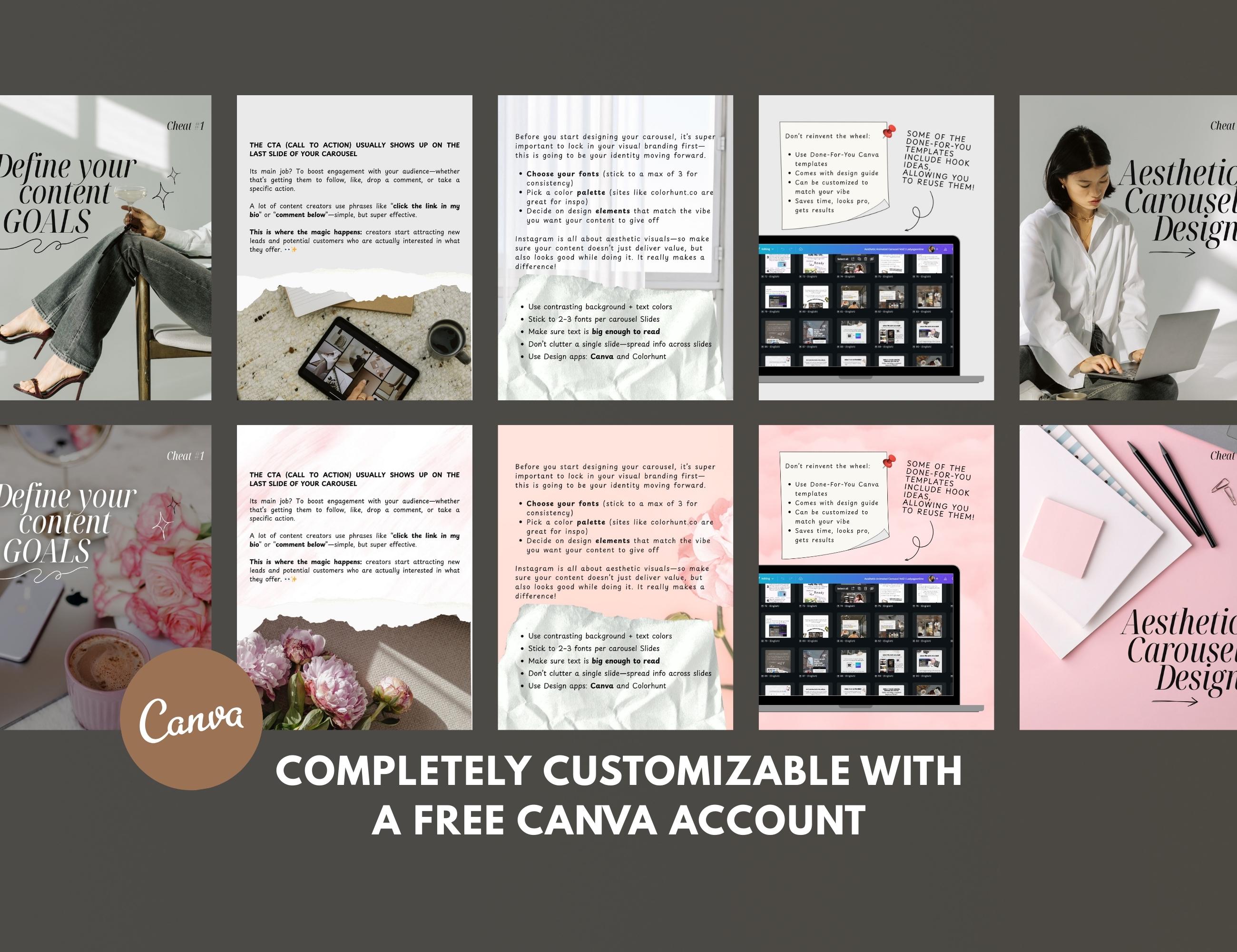 Instagram Carousel Cheatsheet: Social Media Lead Magnet Ebook (PLR) - Etsy